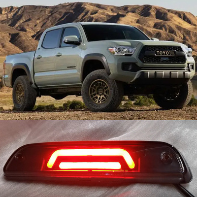 适用丰田TACOMA高位第三刹车灯95-17款塔库马红色后刹车灯倒车灯