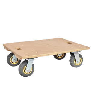 厚木板车乌龟车平板小推车四轮周转车拉货车手推车拖车轻音万向轮