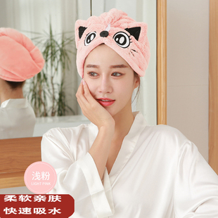 干发帽女可爱卡通加厚超强吸水速干包头巾浴帽新款