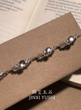 天然水沫玉高冰玉石戒指S925银镶嵌简约个性时尚小众感食指环精致