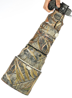 适用于SONY索尼FE400mmF2.8 GMOSS长焦镜头迷彩炮衣防水保护套428