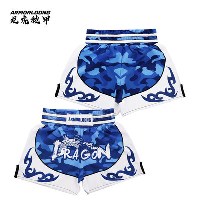 MMA武术柔术泰拳击搏击服踢腿训练运动弹力速干UFC拳馆定制短裤