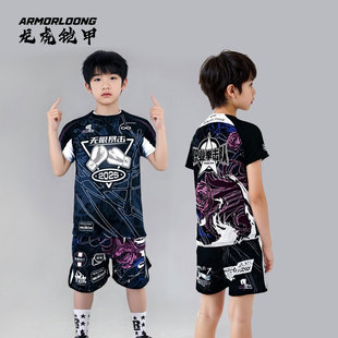 MMA武术搏击比赛速干运动服UFC泰拳击服训练儿童定制综合格斗套装