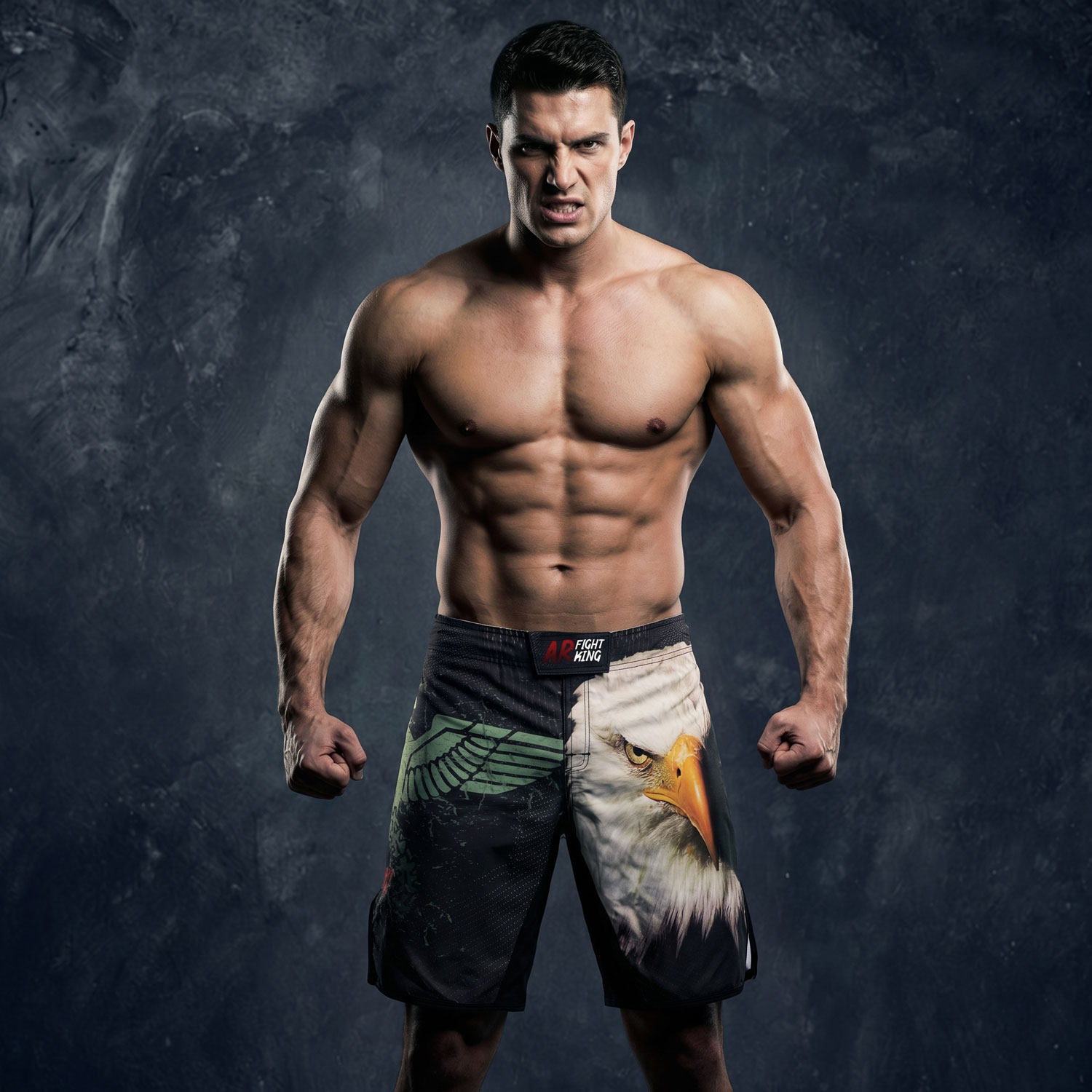 MMA搏击运动短裤UFC综合格斗训练健身柔术跑步沙滩泰拳比赛耐磨夏