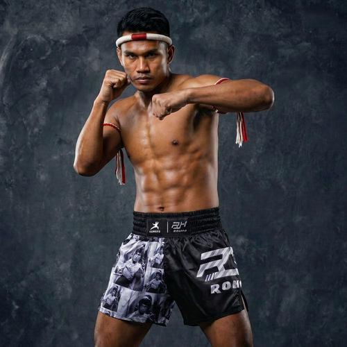 柔猴李小龙泰拳击训练速干透气短裤搏击散打MMA综合格斗UFC定制