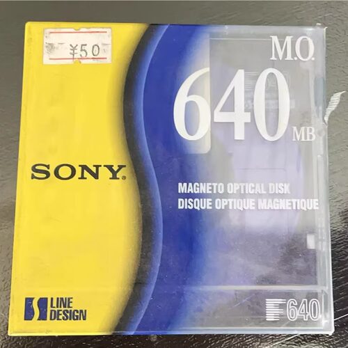 640M磁盘 MO光盘 全新原装索尼/SONY 3.5英寸
