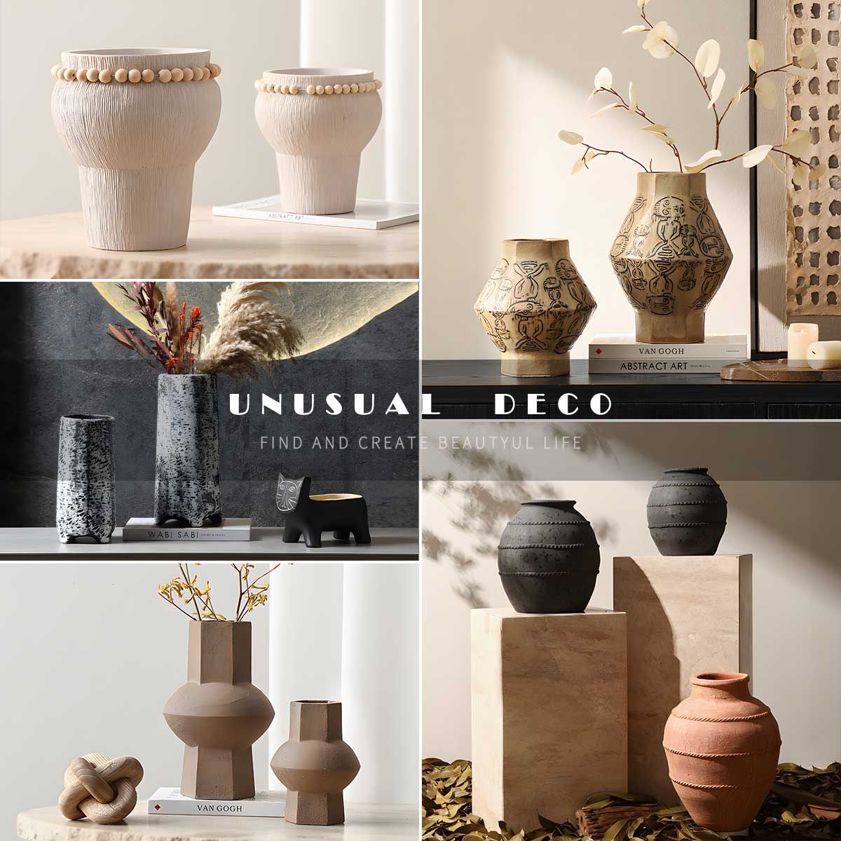 UNUSUALDECO现代极简手工陶瓷
