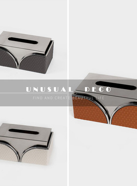 UNUSUALDECO皮质金属饰品摆件