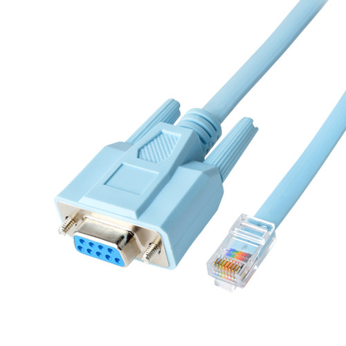 RJ45网口转RS232串口COM母数据线