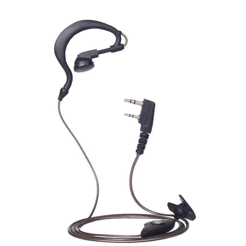 K头对讲机耳机通用 对讲讲机铝箔M头耳机线 对机讲通用摩托建伍头