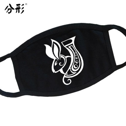 韩国三层纯棉保暖时尚韩国冬男女个性搞怪潮流创意十二生肖口罩