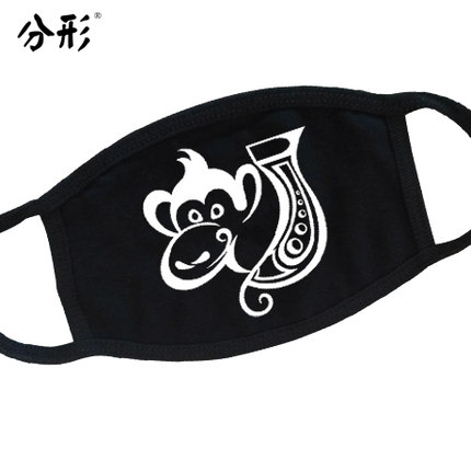 韩国三层纯棉保暖时尚韩国冬男女个性搞怪潮流创意十二生肖口罩