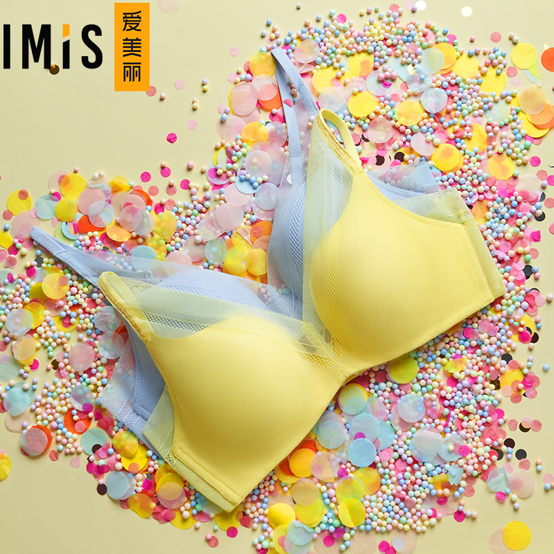 爱美丽爱美丽内衣无钢托小胸聚拢立体中厚模杯文胸IM17BBA1