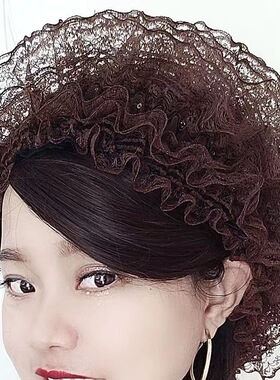 女四季假发帽遮白发修饰脸型