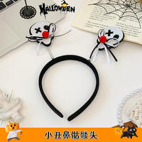 Halloween headbands, funny devil headwear, skull ghost pumpkin headbands, party costume props, party hair accessories thumbnail 7