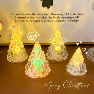 新年礼物装饰品桌面摆件ins氛围感冰山小夜灯生日礼物装饰财神灯