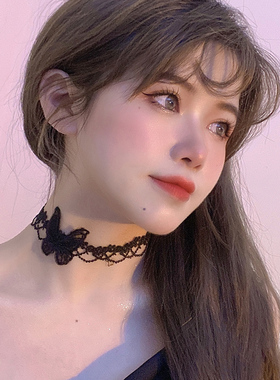 项链女2021年新款蕾丝网红蹦迪