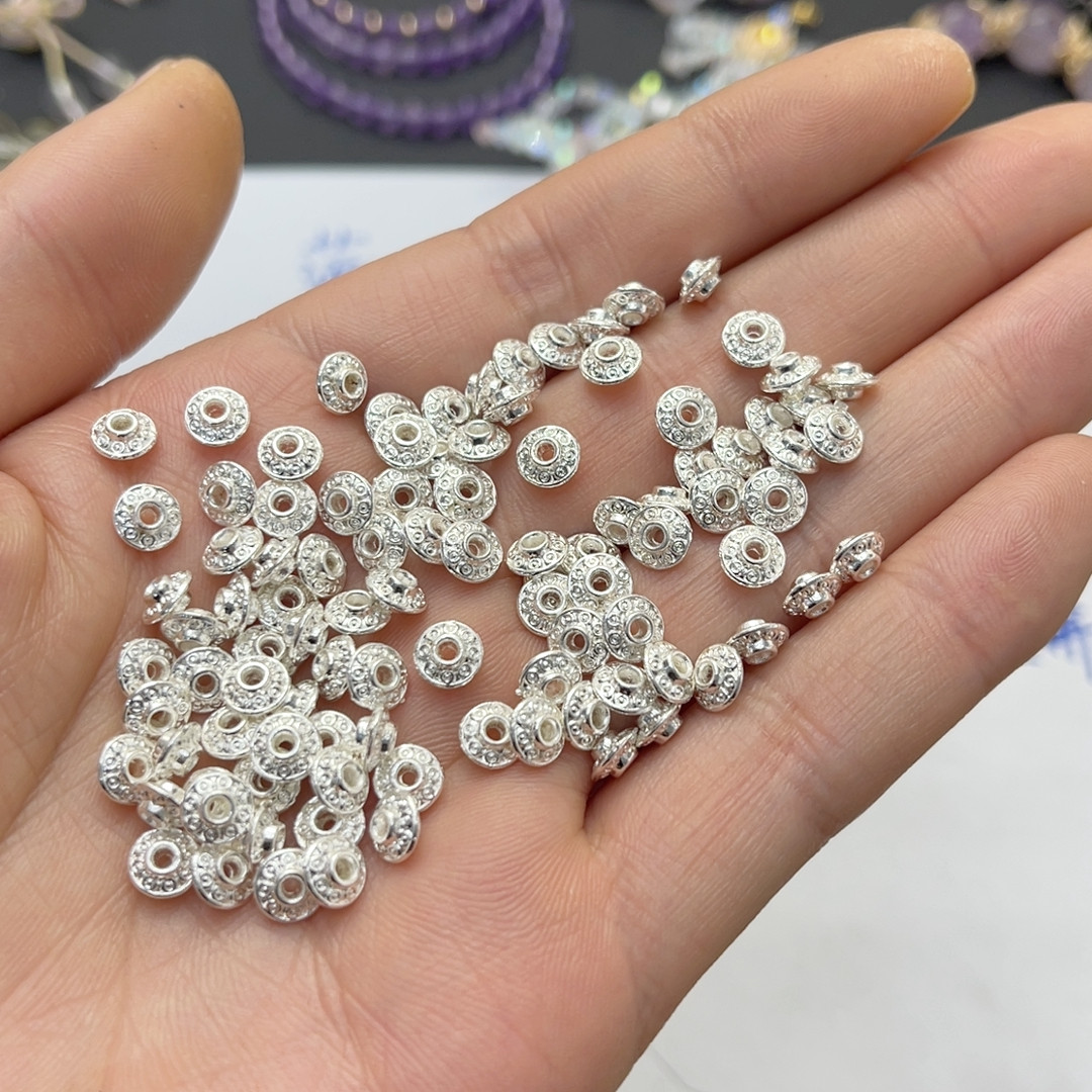 22号6毫米银色回纹飞碟隔片50个,饰品/流行首饰/时尚饰品新,其他DIY饰品配件,淘宝优惠券,粉丝福利购,淘宝优惠卷