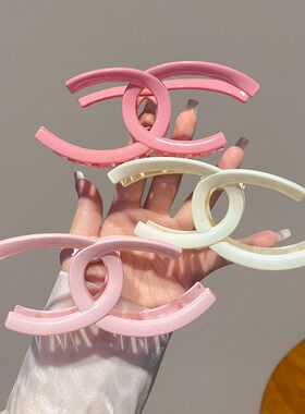 亚克力抓夹批发女夏季盘发高级感鲨鱼夹子头饰发夹后脑勺甜美发卡