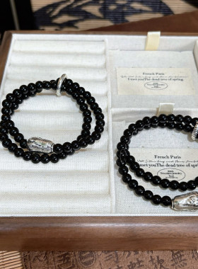 百财平安手串轻奢感转运手链男款生日纪念情侣新款