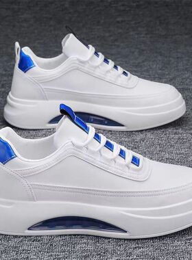 男鞋2024春季新款潮流百搭休闲运动鞋男士厚底轻便透气潮鞋男