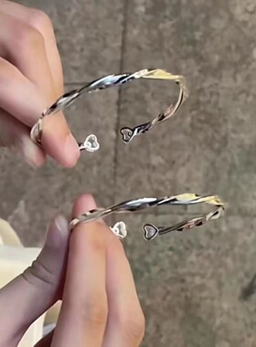 莫比乌斯手环ins高颜值学生女款简约冷淡风闺蜜情侣手链