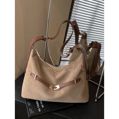 商场品牌韩国小众托特包包女2025新款时尚复古通勤单肩包大容量斜