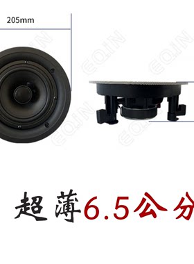 厚度仅6.5公分吸顶喇叭开孔20