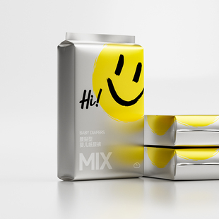 拉拉裤 婴爱笑脸纸尿裤 体验试用装 XXXL尺码 超薄透气宝尿不湿4片