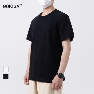 GOKIGA宽松百搭纯棉短袖T恤