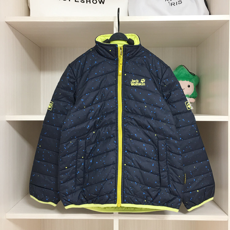 特价 爪子家 Jack狼skin 男童秋冬立领棉服上衣长袖童装保暖防风