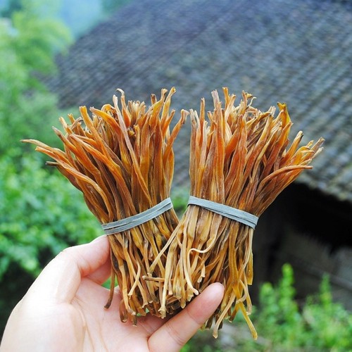 黄花菜干农家自晒无硫凉拌金针菜