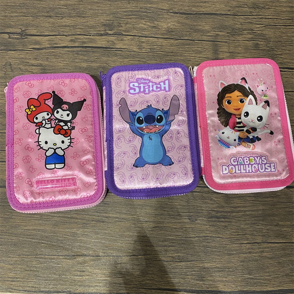 双层卡通笔盒笔袋