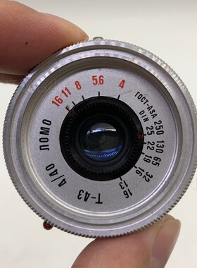苏联斯米娜-8旁轴相机镜头Lomo T-43 4/40正常工作实物图356#