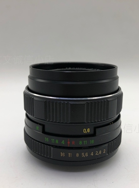 八羽怪helios44M-4 2.0光圈M42口苏联单反相机手动镜头旋转326#