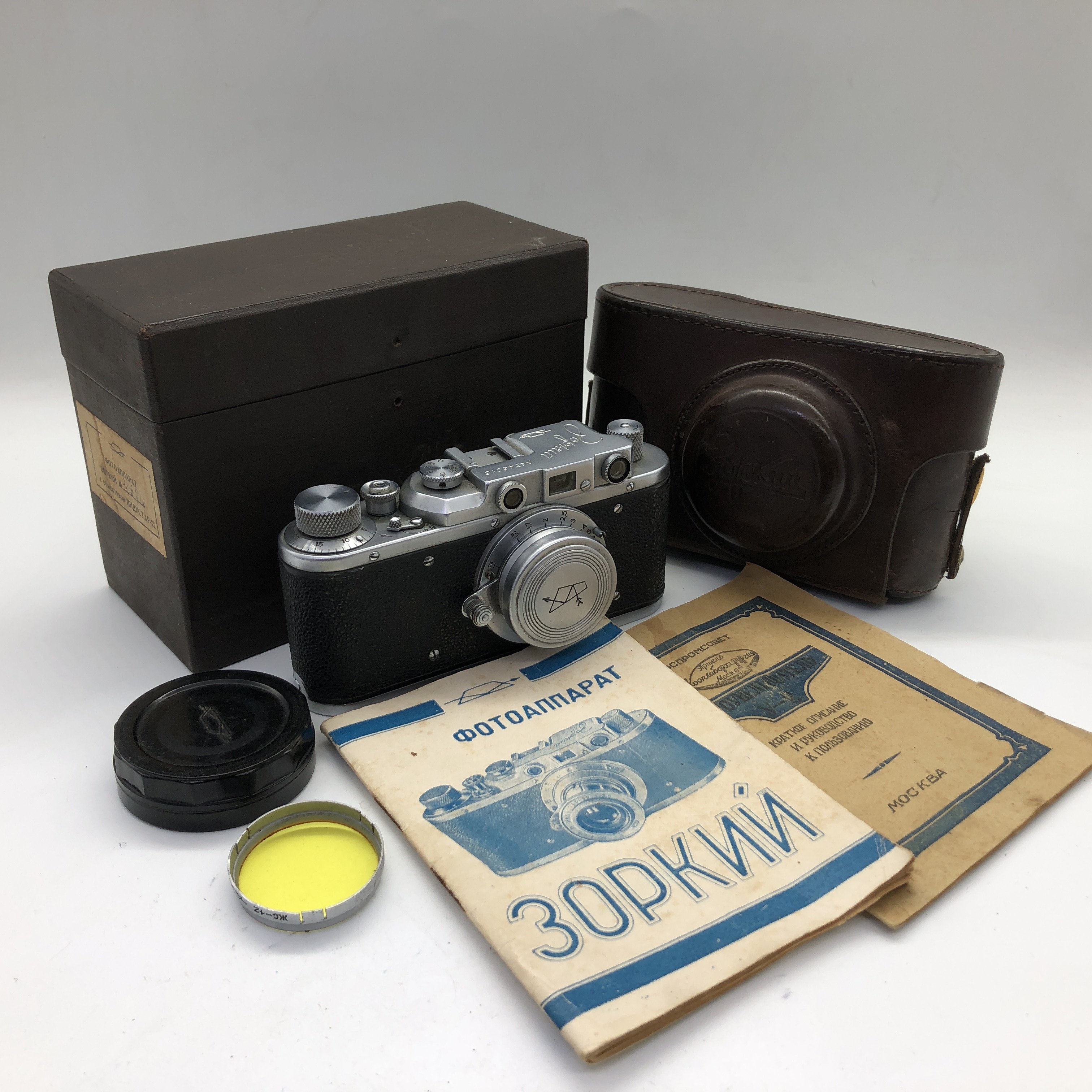 苏联俄国佐尔基原型菲林135胶片旁轴照相机机械好品362#故障机