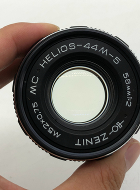 A12940八羽怪Helios44M-5 58/2小B手动M42俄罗斯单反镜头旋转焦外