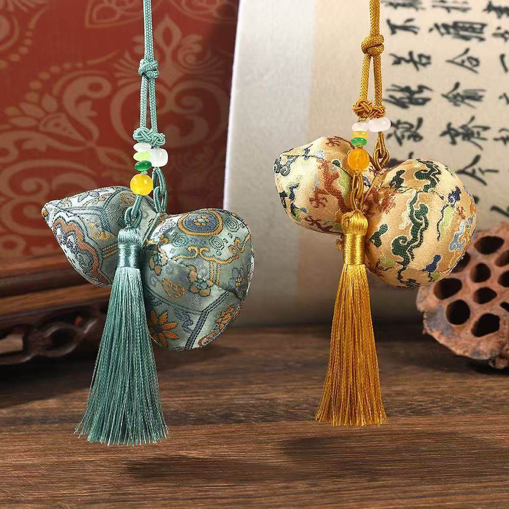 新款葫芦香包香囊平安福袋福禄布袋荷包小挂件锦囊荷包汉服配饰,居家日用,香包/香囊,淘宝优惠券,粉丝福利购,淘宝优惠卷