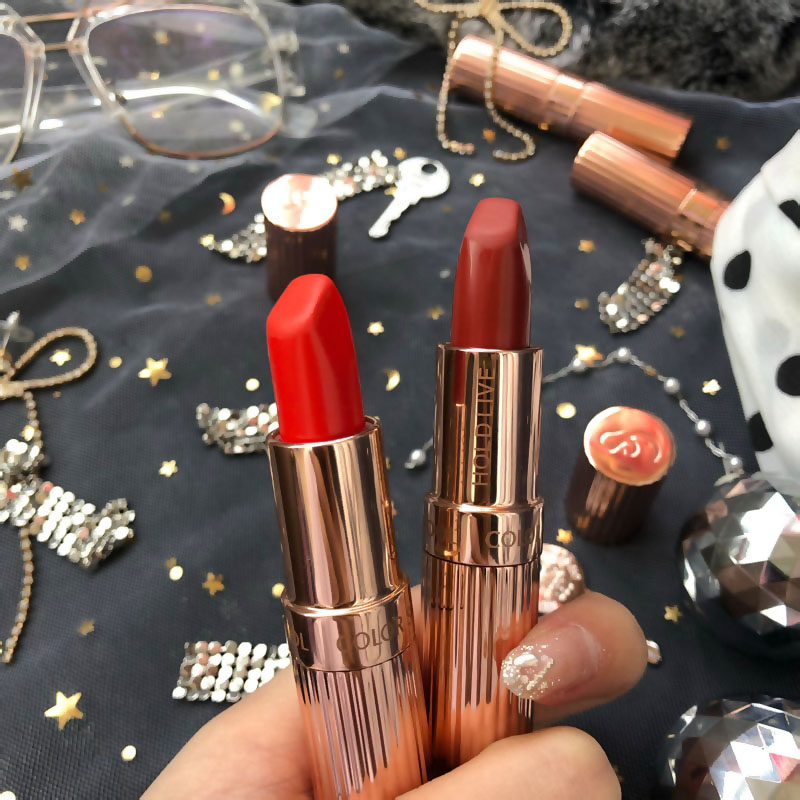 hold live口红女小众品牌德国平价学生款不掉色防水不沾杯豆沙色11-04新券