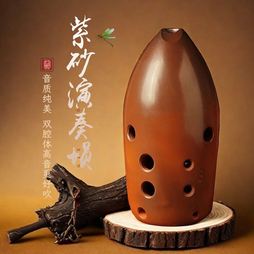 云新十孔演奏损陶陨陨陶埙笛勋陨土埙初学者西安指法古埙大全乐器