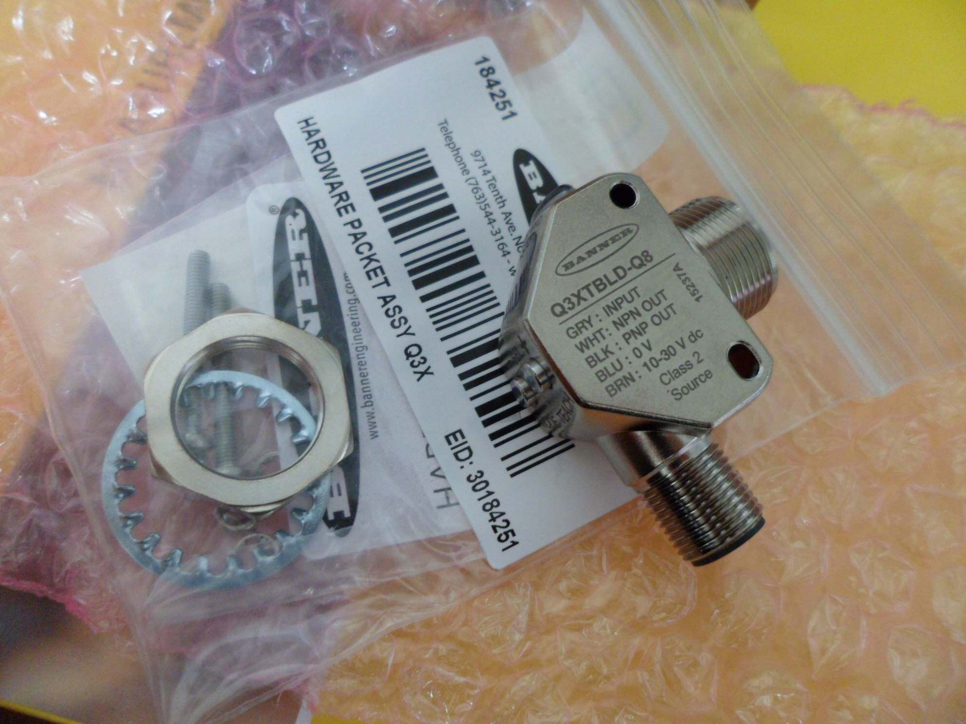 banner颜色对比度激光传感器q3xtbld100-q8美国邦纳全新原装正品