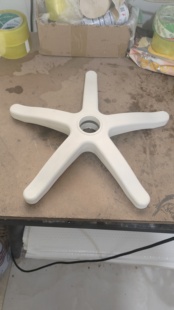 黑色转椅子脚轮椅子脚尼龙脚五星脚电脑椅脚办公配件底座支架