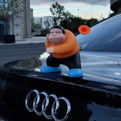 【X音爆款】胖虎激光射线摆件