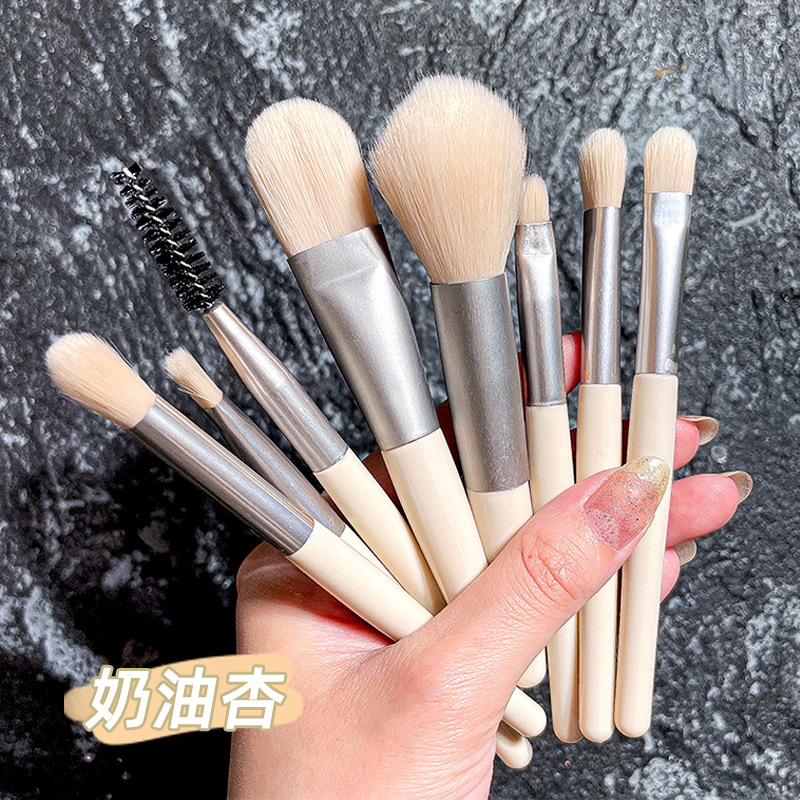 8支I化妆刷套装眼影散粉刷粉底腮红高光遮瑕套刷全套刷子工具软毛