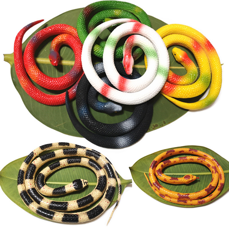仿真假蛇胶皮蛇橡胶蛇万圣节用品道具  吓人玩具整蛊玩具软体蛇