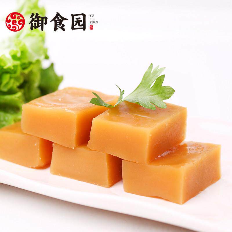 御食园豌豆黄500g老北京特产传统美食小吃休闲零食即食糕点心