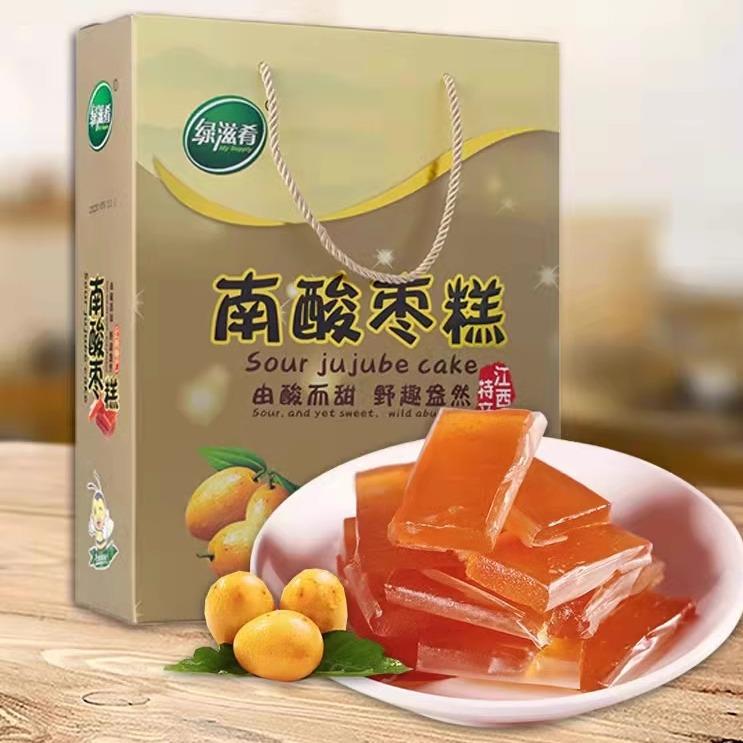 江西特产绿滋肴南酸枣糕150g*4袋原味酸甜休闲零食枣类制品蜜饯