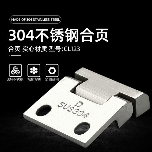 304不锈钢CL123电柜铰链