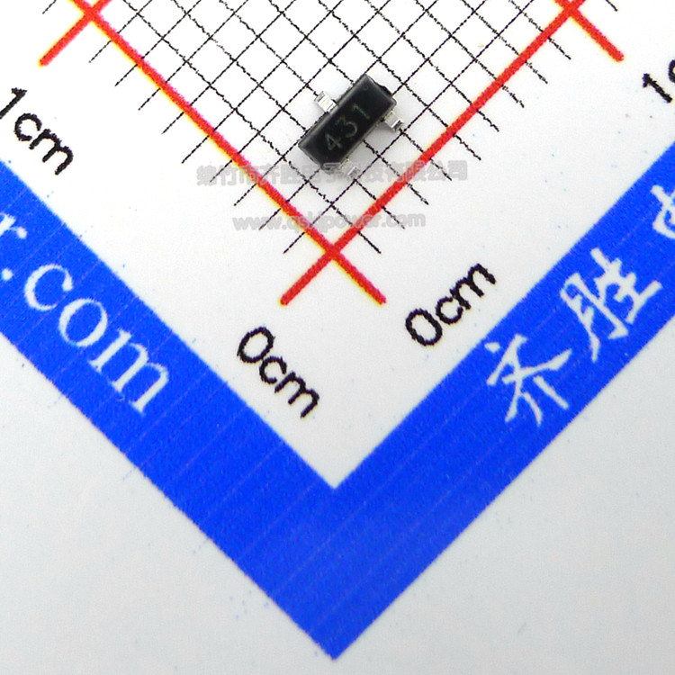 tl431 431 sot-23 贴片稳压三极管 sot-23 拍1件=10只