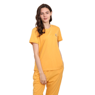 秋鹿【清仓仅剩M码】线下商场同款冰氧吧凉感棉短袖睡衣女款夏季